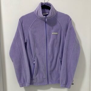 COLUMBIA Purple Fleece Jacket